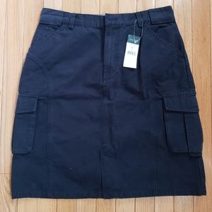 CC Filson Co Womens Skirt 8 Gorpcore Canvas Cargo Straight Navy Utility Granola